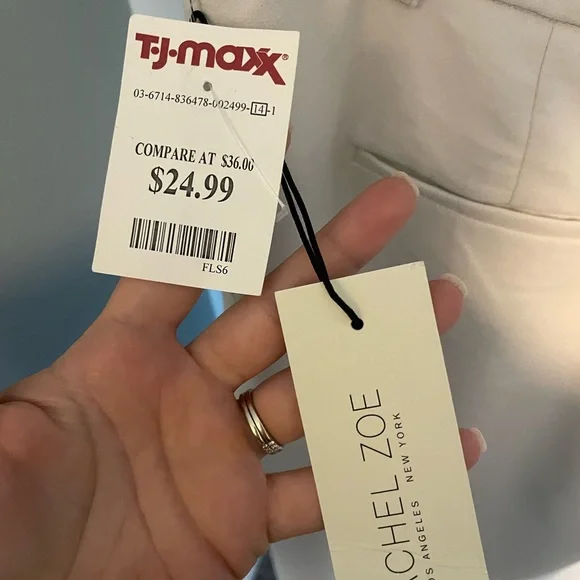 Rachel Zoe Cream Women's Trousers - Picture 3 of 4